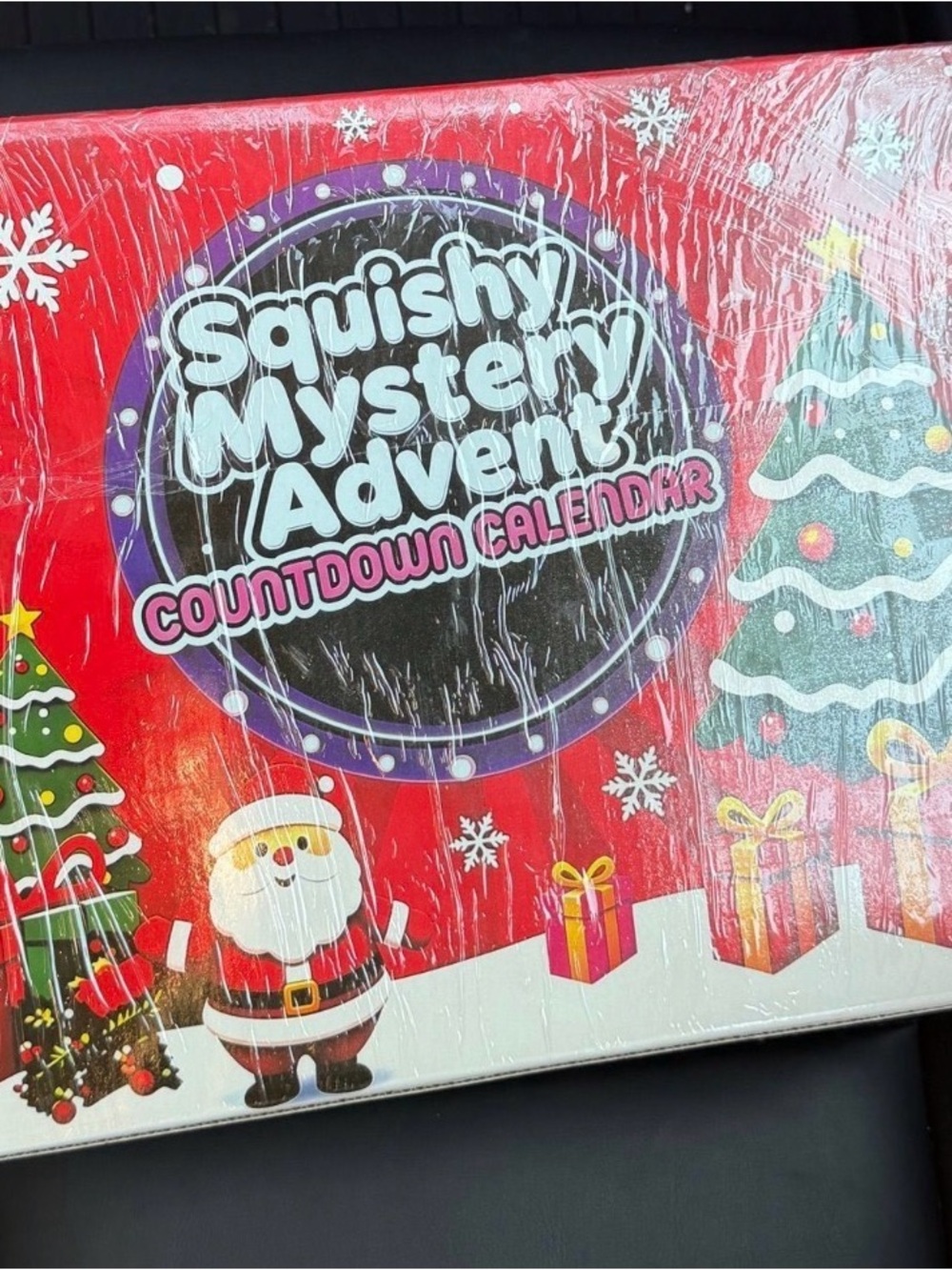 Advent Countdown Calendar - Red Holiday Edition Boys and Girls toy